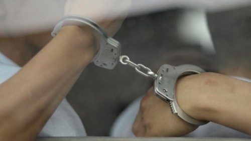 A group of minors arrive at the correctional centre for youths, 'Las Gaviotas', in Guatemala City on ... A group of minors arrive at the correctional centre for youths, 'Las Gaviotas', in Guatemala City on ...