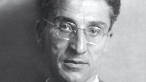 Cesare PAVESE (1908-1950) scrittore, ritratto fotografico di Ghitta Carell.