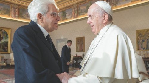 Udienza al presidente della Repubblica italiana QUO-286 Udienza al presidente della Repubblica italiana QUO-286