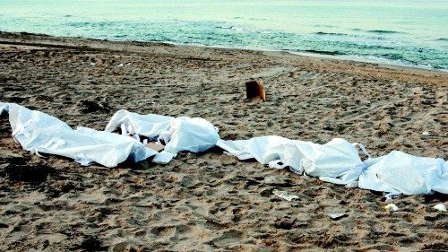 EDITORS NOTE: Graphic content / This picture taken on December 26, 2021 along a beach in Qasr ... EDITORS NOTE: Graphic content / This picture taken on December 26, 2021 along a beach in Qasr ...