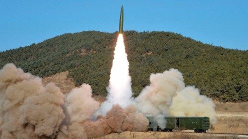This picture taken on January 14, 2022 and released from North Korea's official Korean Central News ... This picture taken on January 14, 2022 and released from North Korea's official Korean Central News ...