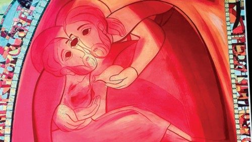 Il “Buon Samaritano” di Rupnik donato all’ospedale Gemelli QUO-023 Il “Buon Samaritano” di Rupnik donato all’ospedale Gemelli QUO-023