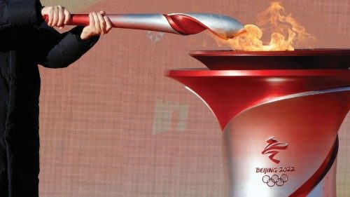 Olympics - Beijing 2022 Winter Olympics - Torch Relay - Beijing, China - February 2, 2022.Chinese ...