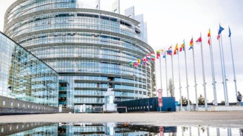 Building of the European parliament in Strasbourg Building of the European parliament in Strasbourg