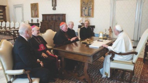  La visita “ad limina”  dei vescovi di Lussemburgo  QUO-036