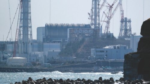 The Tokyo Electric Power Company Holdings (TEPCO) Fukushima Daiichi nuclear power plant is seen from ...