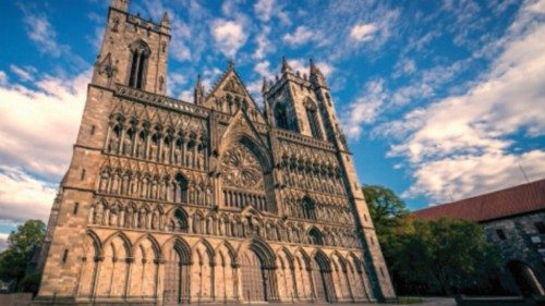 Nidaros Cathedral in Trondheim, Norway