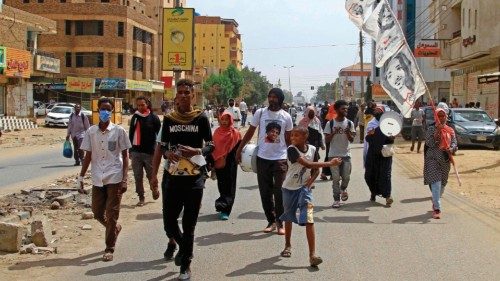 Sudanese protesters rally against the October military coup which has led to scores of arrests, in ...