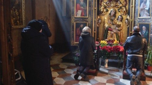 People pray at Church of the Holy Apostles Peter and Paul, amid Russia's invasion of Ukraine, in ... People pray at Church of the Holy Apostles Peter and Paul, amid Russia's invasion of Ukraine, in ...