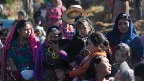 Indigenous people attend the funeral of Aurelio Cuy, 25, a Guatemalan migrant killed in a road ... Indigenous people attend the funeral of Aurelio Cuy, 25, a Guatemalan migrant killed in a road ...