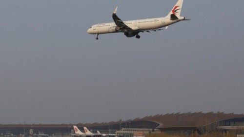 A plane of China Eastern Airlines lands at the Beijing Capital International Airport in Beijing, ... A plane of China Eastern Airlines lands at the Beijing Capital International Airport in Beijing, ...