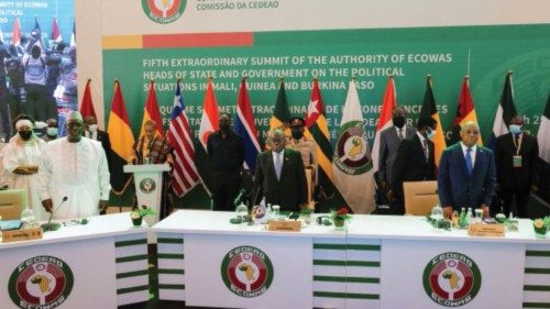 Senegalese President Macky Sall, Ghanaian President and Chairman of Economic Community of West ... Senegalese President Macky Sall, Ghanaian President and Chairman of Economic Community of West ...