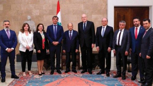 A handout picture provided by the Lebanese photo agency Dalati and Nohra on April 7, 2022 shows ... A handout picture provided by the Lebanese photo agency Dalati and Nohra on April 7, 2022 shows ...