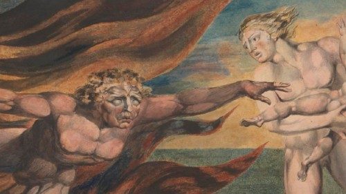 The Good and Evil Angels 1795-?c. 1805 William Blake 1757-1827 Presented by W. Graham Robertson 1939 ...