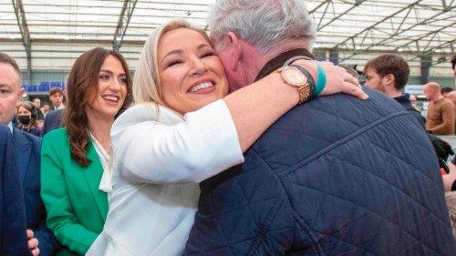 Deputy First Minister of Northern Ireland and Irish republican Sinn Fein party member Michelle ...