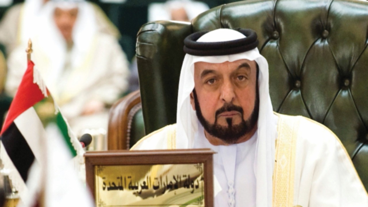 FILE PHOTO: United Arab Emirates President Sheikh Khalifa bin Zayed al-Nahyan listens to closing ...