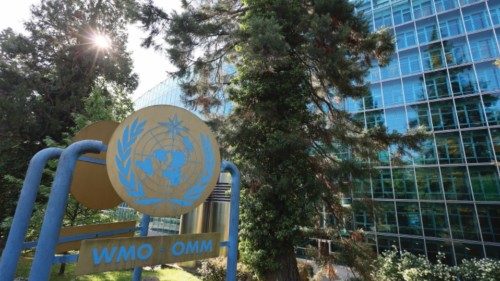 A World Meteorological Organization (WMO) headquarter is pictured before a news conference to launch ...