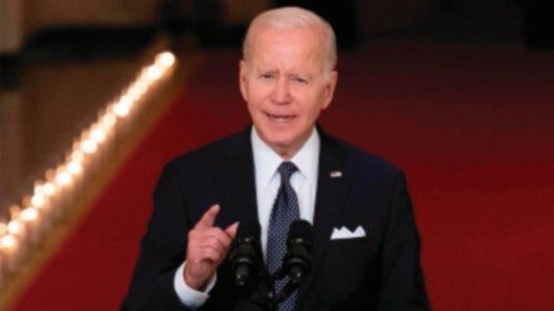 US President Joe Biden speaks about the recent mass shootings and urges Congress to pass laws to ...