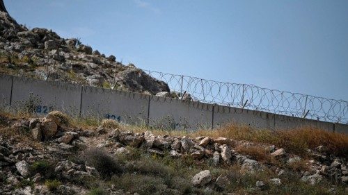 This picture shows the concrete wall between Turkey and Syria near the Cilvegozu Border Gate and the ...