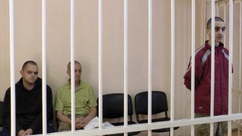 A still image, taken from footage of the Supreme Court of the self-proclaimed Donetsk People's ...