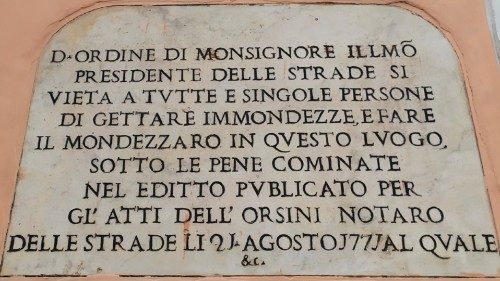 Editti e tratti di corda: la perenne lotta dell’Urbe contro i rifiuti QUO-133 Editti e tratti di corda: la perenne lotta dell’Urbe contro i rifiuti QUO-133