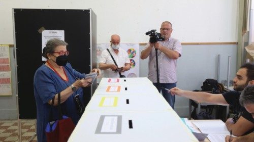 Elezioni Comunali a Palermo, 12 Giugno 2022 Palermo. ANSA / IGOR PETYX