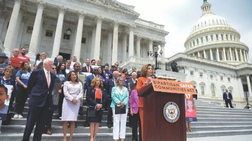 U.S. House Speaker Nancy Pelosi (D-CA) appears with gun safety advocates before the House vote on ... U.S. House Speaker Nancy Pelosi (D-CA) appears with gun safety advocates before the House vote on ...