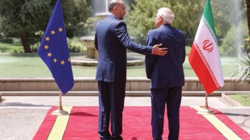 Iran's Foreign Minister Hossein Amir-Abdollahian meets with High Representative of the European ...