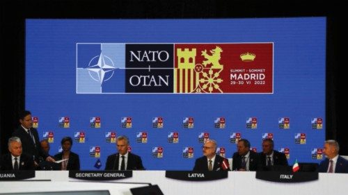NATO Secretary General Jens Stoltenberg, Lithuanian President Gitanas Nauseda and Latvia's President ... NATO Secretary General Jens Stoltenberg, Lithuanian President Gitanas Nauseda and Latvia's President ...