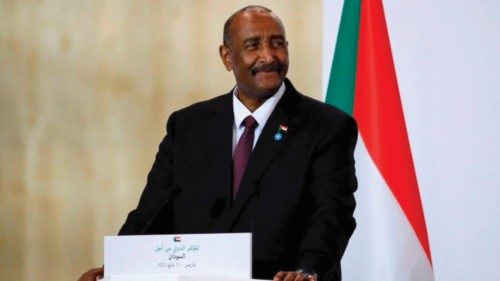 (FILES) In this file photo taken on May 17, 2021 Sudan's Sovereign Council Chief General Abdel ...