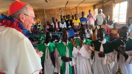  Tra gli sfollati di Bentiu  per portare l’affetto e la vicinanza del Papa  QUO-152