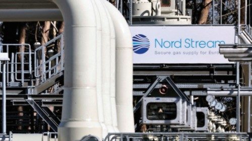 FILE PHOTO: Pipes at the landfall facilities of the 'Nord Stream 1' gas pipeline are pictured in ...