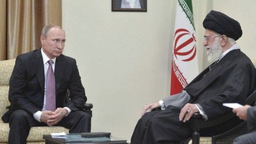 FILE PHOTO: Russia's President Vladimir Putin (L), who arrived to attend the Gas Exporting Countries ... FILE PHOTO: Russia's President Vladimir Putin (L), who arrived to attend the Gas Exporting Countries ...