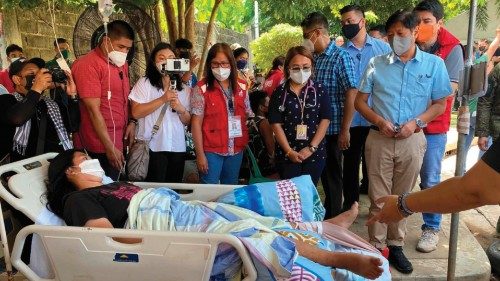 This handout photo taken and received on July 28, 2022 courtesy of Irelee Beralde shows Philippine ... This handout photo taken and received on July 28, 2022 courtesy of Irelee Beralde shows Philippine ...