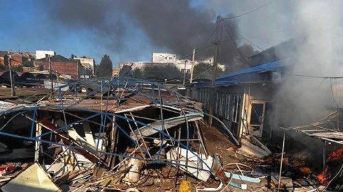 This handout photograph taken and released by The Ukrainian Emergency Services on July 30, 2022, ... This handout photograph taken and released by The Ukrainian Emergency Services on July 30, 2022, ...