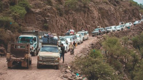 (FILES) This file photo taken on July 8, 2022 in the mountains near Yemen's third-largest city of ... (FILES) This file photo taken on July 8, 2022 in the mountains near Yemen's third-largest city of ...