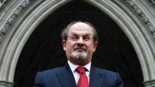 FILE PHOTO: Author Salman Rushdie arrives at the High Court to settle a libel action brought against ...