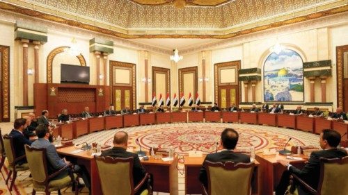 A handout picture released by Iraq's Prime Minister's Media Office shows PM Mustafa al-Kadhemi ... A handout picture released by Iraq's Prime Minister's Media Office shows PM Mustafa al-Kadhemi ...