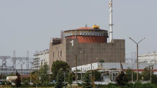 A view shows the Zaporizhzhia Nuclear Power Plant in the course of Ukraine-Russia conflict outside ...