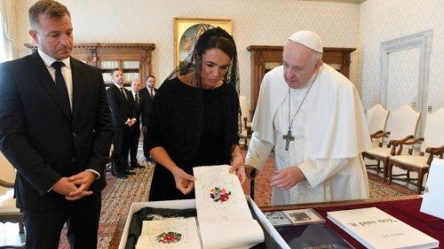 Udienza al presidente della Repubblica di Ungheria QUO-193 Udienza al presidente della Repubblica di Ungheria QUO-193