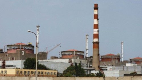 A view shows the Zaporizhzhia Nuclear Power Plant in the course of Ukraine-Russia conflict outside ...