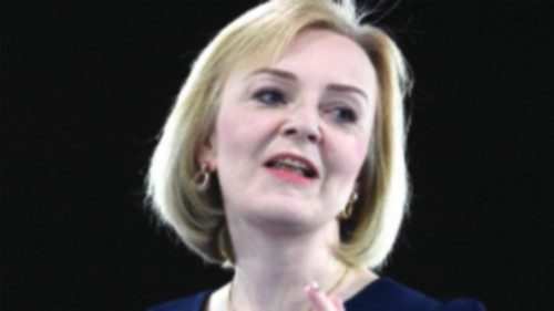 epa10161221 (FILE) - British Foreign Secretary and Tory leadership candidate Liz Truss at the ... epa10161221 (FILE) - British Foreign Secretary and Tory leadership candidate Liz Truss at the ...