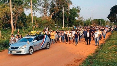 Family and friends bid farewell to the late journalist Humberto Coronel -killed on the eve as he was ...