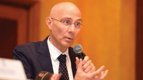 (FILES) This file photograph taken on March 21, 2019, shows assistant High Commissioner for ... (FILES) This file photograph taken on March 21, 2019, shows assistant High Commissioner for ...