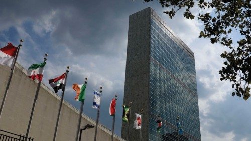 NEW YORK, NEW YORK - SEPTEMBER 19: The United Nations (U.N.) headquarters ahead of the 77th session ...