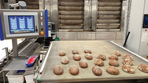 Bread sits in front of an oven at the Heinz Hemmerle bakery in Muelheim an der Ruhr, as in the land ...