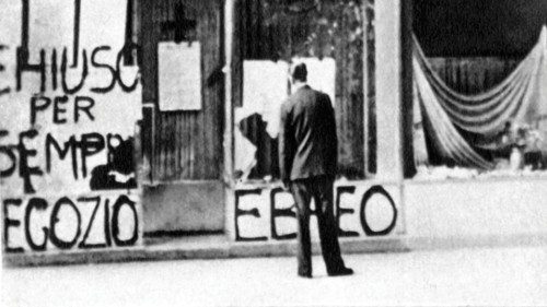 Leggi razziali Italia 1942 negozio di Ebrei chiuso .The Holocaust also known as Shoah  genocide in ...