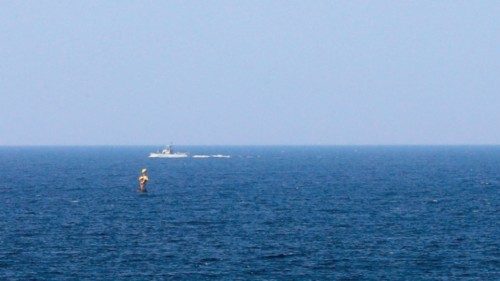 (FILES) In this file photo taken from the Lebanese southernmost area of Naqura on October 3, 2022, ... (FILES) In this file photo taken from the Lebanese southernmost area of Naqura on October 3, 2022, ...
