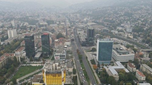 An aerial view of Sarajevo, Bosnia and Herzegovina October 13, 2022. REUTERS/Dado Ruvic