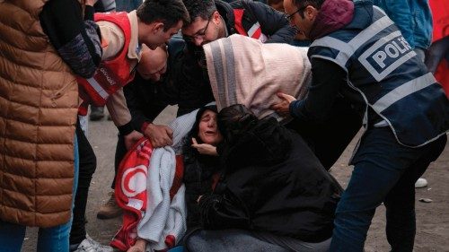 A woman reacts as she waits outside a coal mine after an explosion in Amasra, in Bartin Province, ... A woman reacts as she waits outside a coal mine after an explosion in Amasra, in Bartin Province, ...